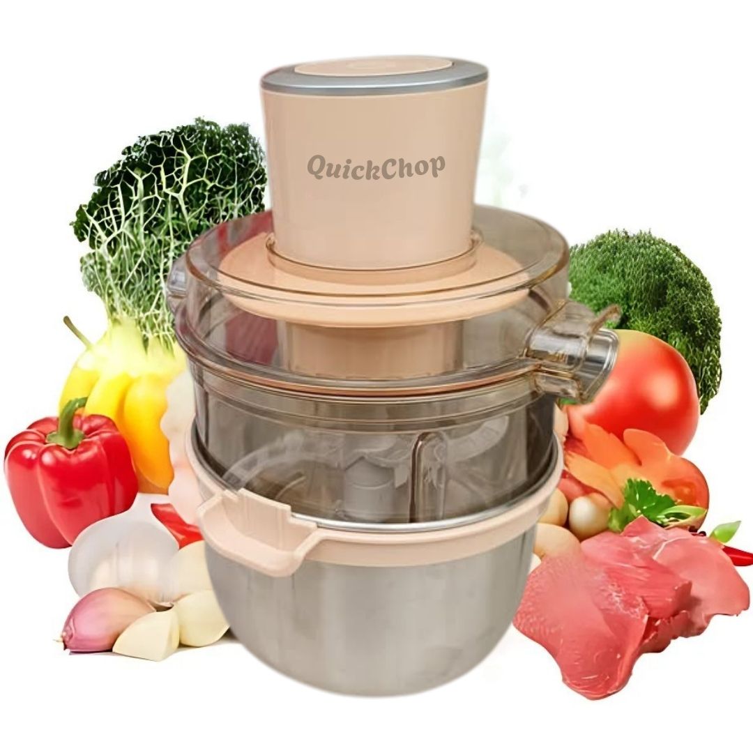 QuickChop™ | Rostfri Matberedare