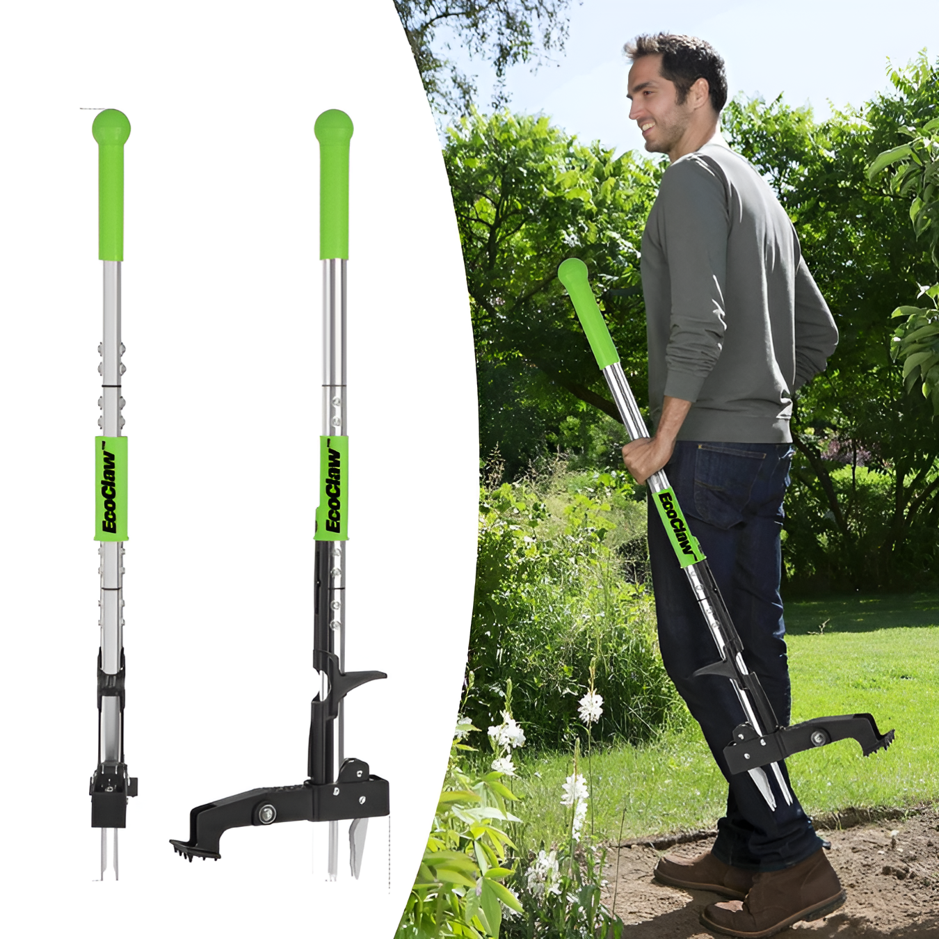 EcoClaw™ | Lätt Klös-Ogräsrensare Pro