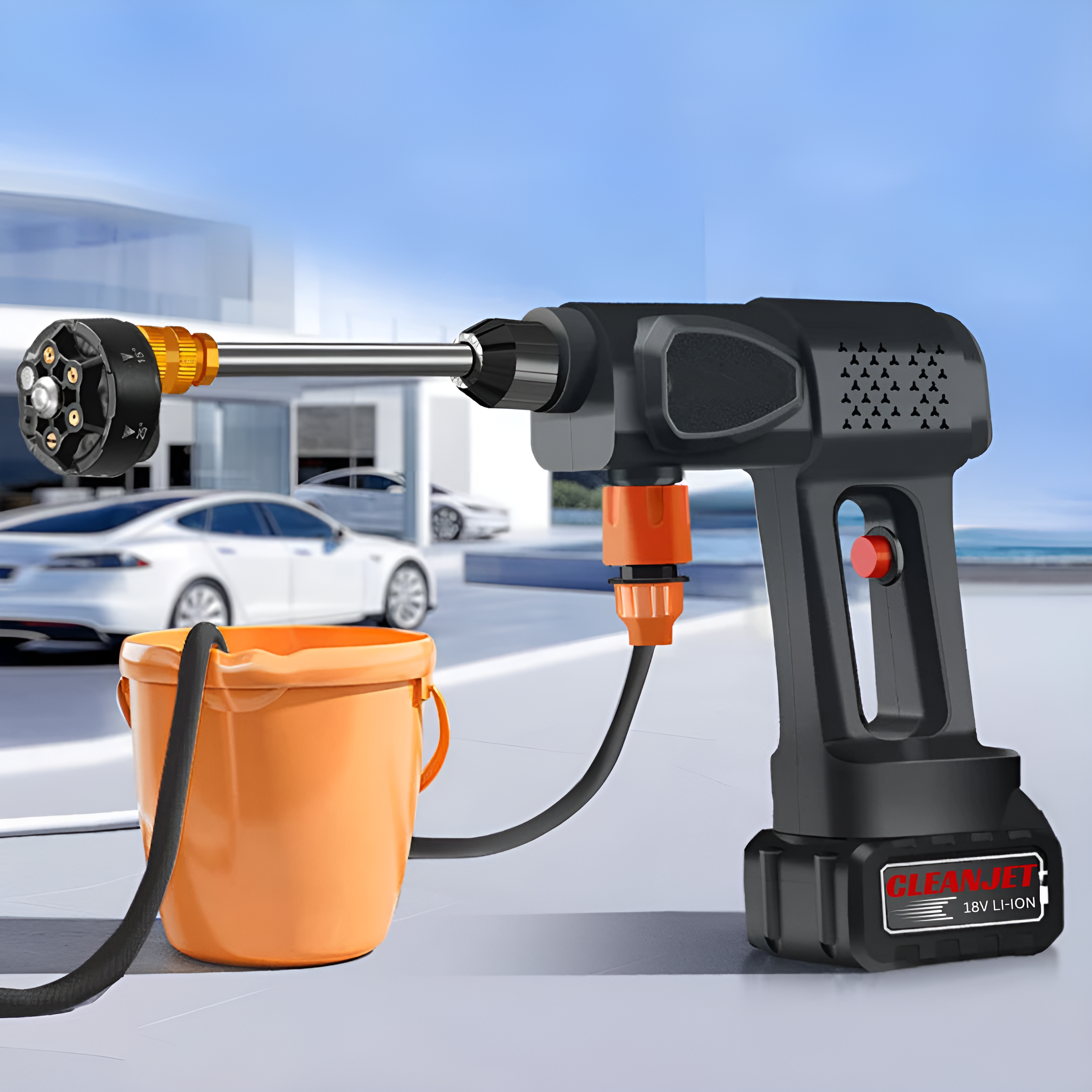CleanJet™ | Trådlös Högtryckstvätt
