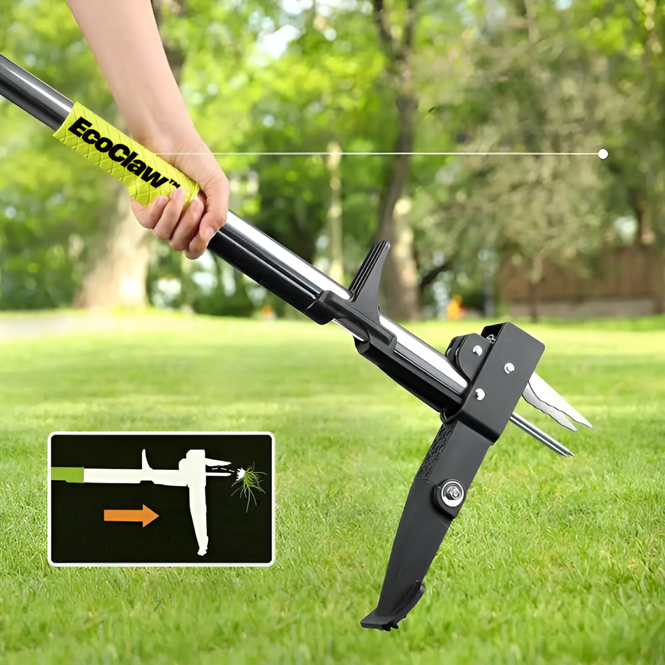 EcoClaw™ | Lätt Klös-Ogräsrensare Pro