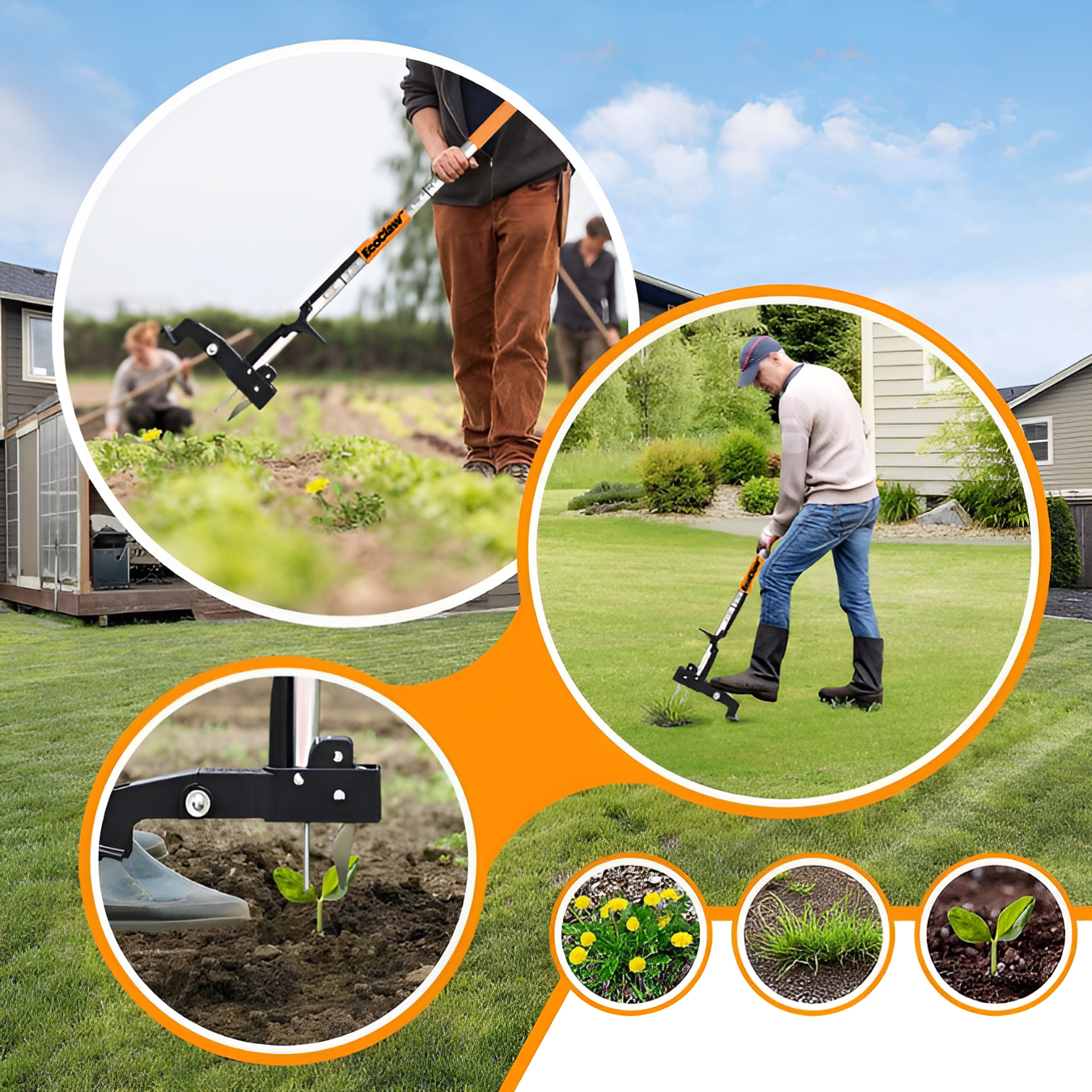 EcoClaw™ | Lätt Klös-Ogräsrensare Pro