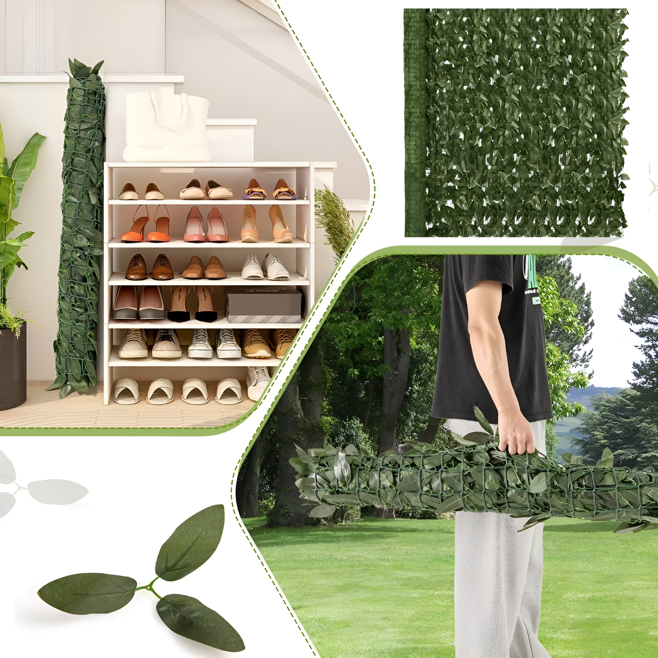 LushPanel™ | Staketpaneler av Konstgjorda Blad