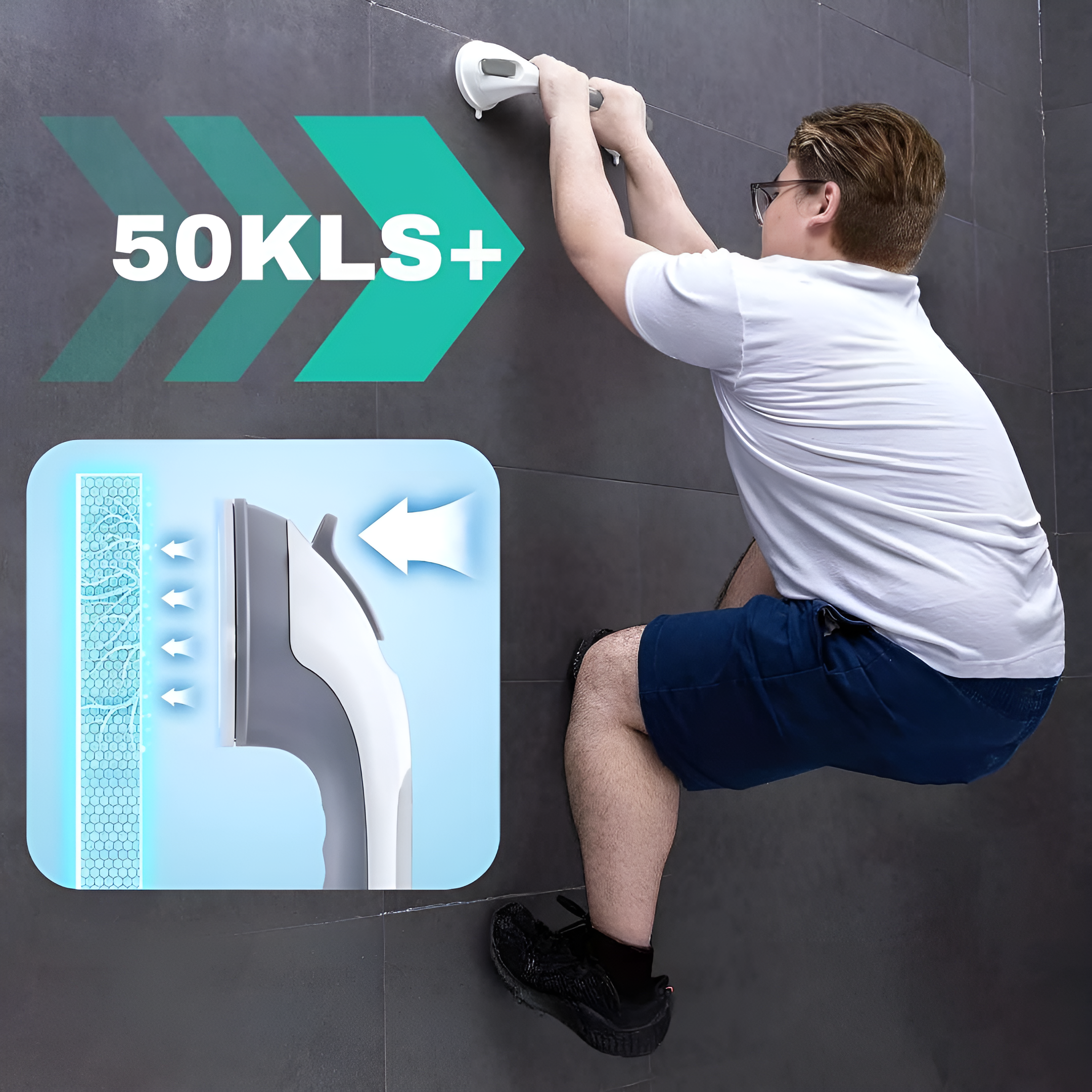 GripGuard™ | Halkfritt Säkerhetshandtag 1+1 GRATIS