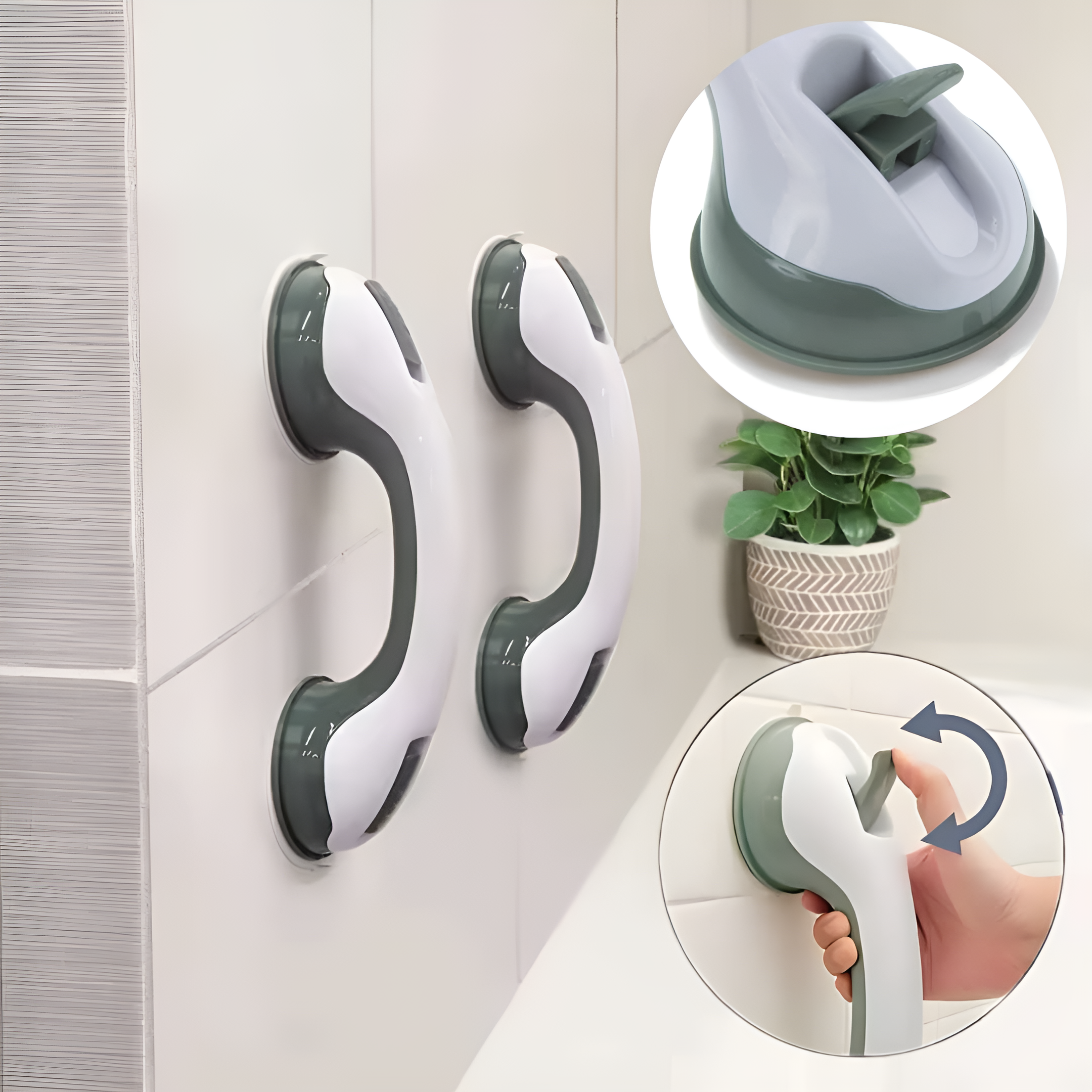 GripGuard™ | Halkfritt Säkerhetshandtag 1+1 GRATIS