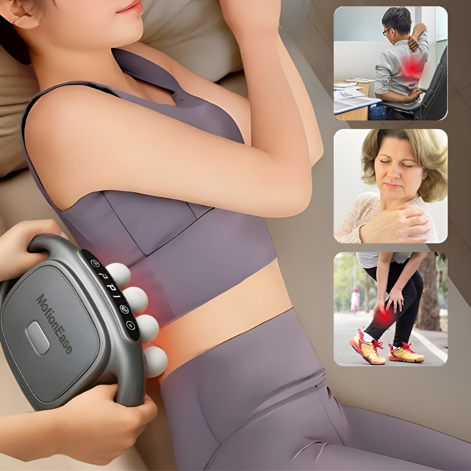 MotionEase™ | Högfrekvent Kroppsmassageapparat