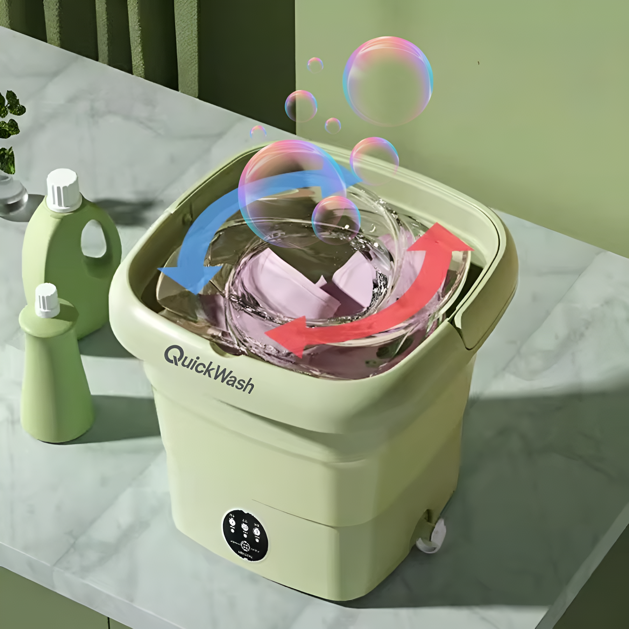 QuickWash™  | Fällbar Tvättmaskin
