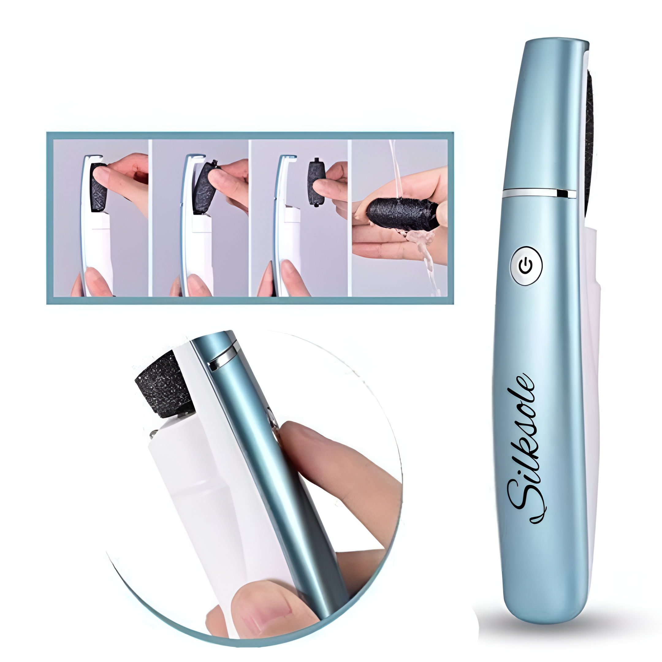 SilkSole™ | Elektrisk Borttagare Av Hård Hud 1 + 1 GRATIS