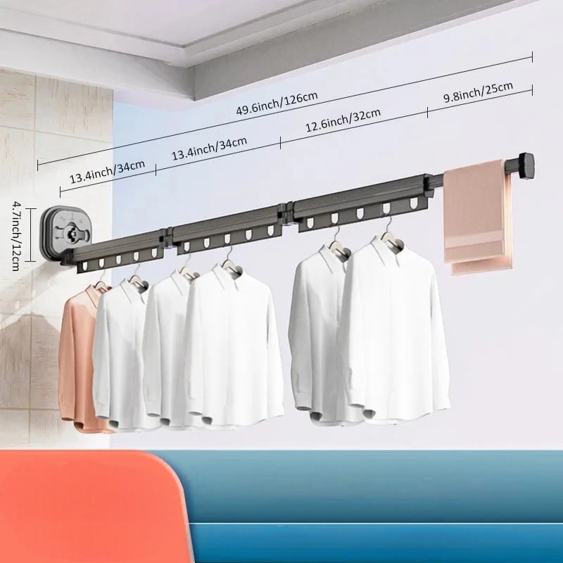 HangSlim™– Fällbart Väggtorkställ