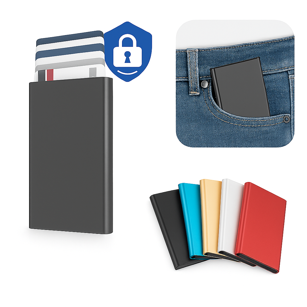 CardGuard™ Minimalistisk RFID-korthållarplånbok