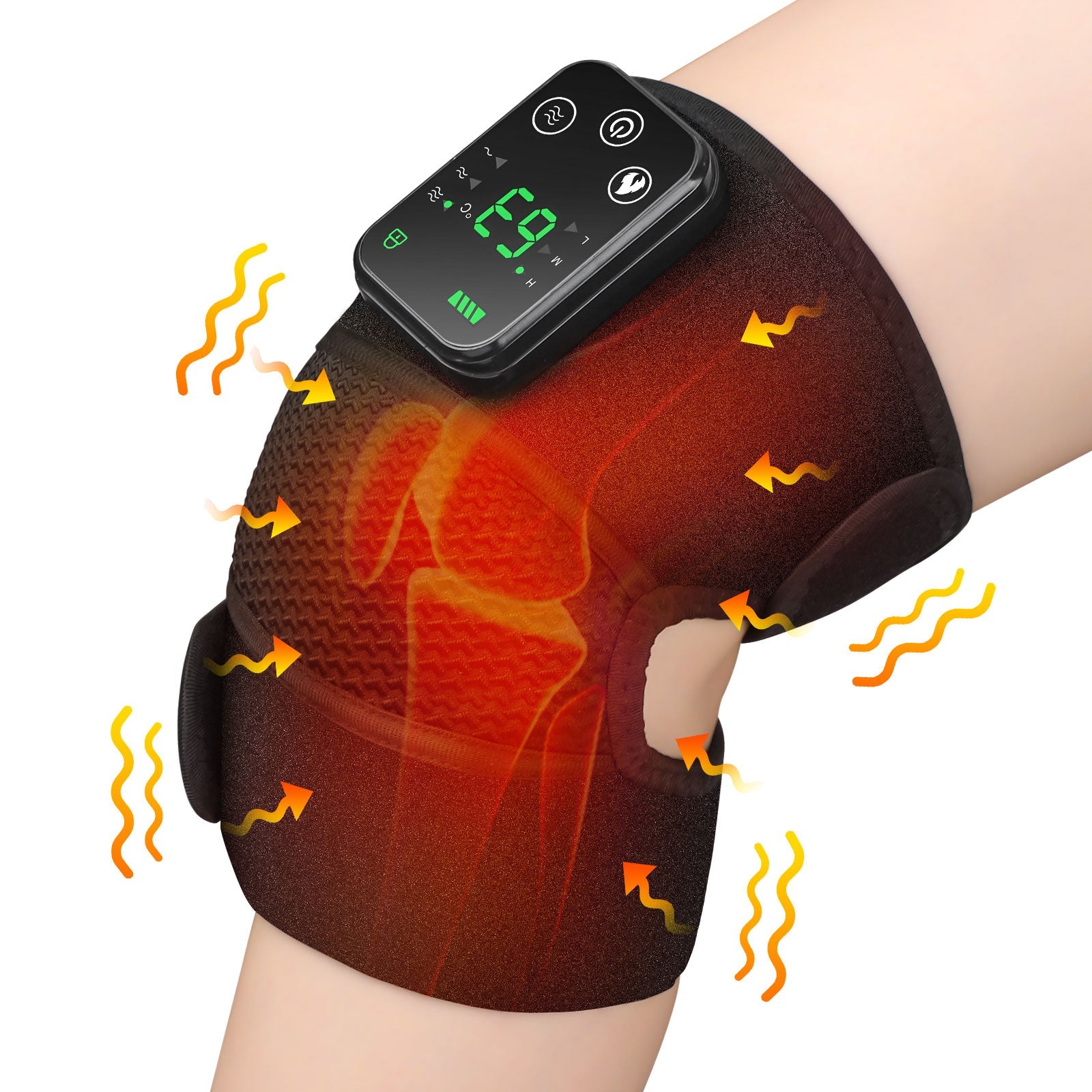 JointRelief™ 3 i 1 Värmande Knämassagerare