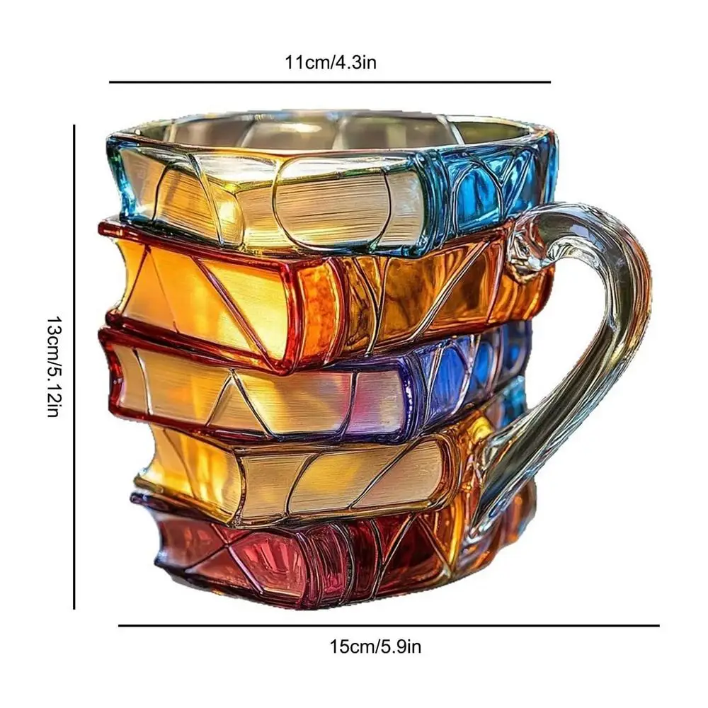 LuminaGlass™ Målad Bokmugg