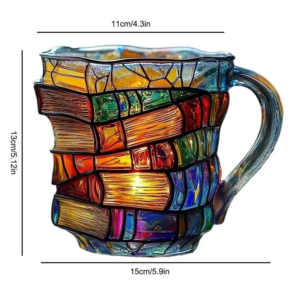 LuminaGlass™ Målad Bokmugg