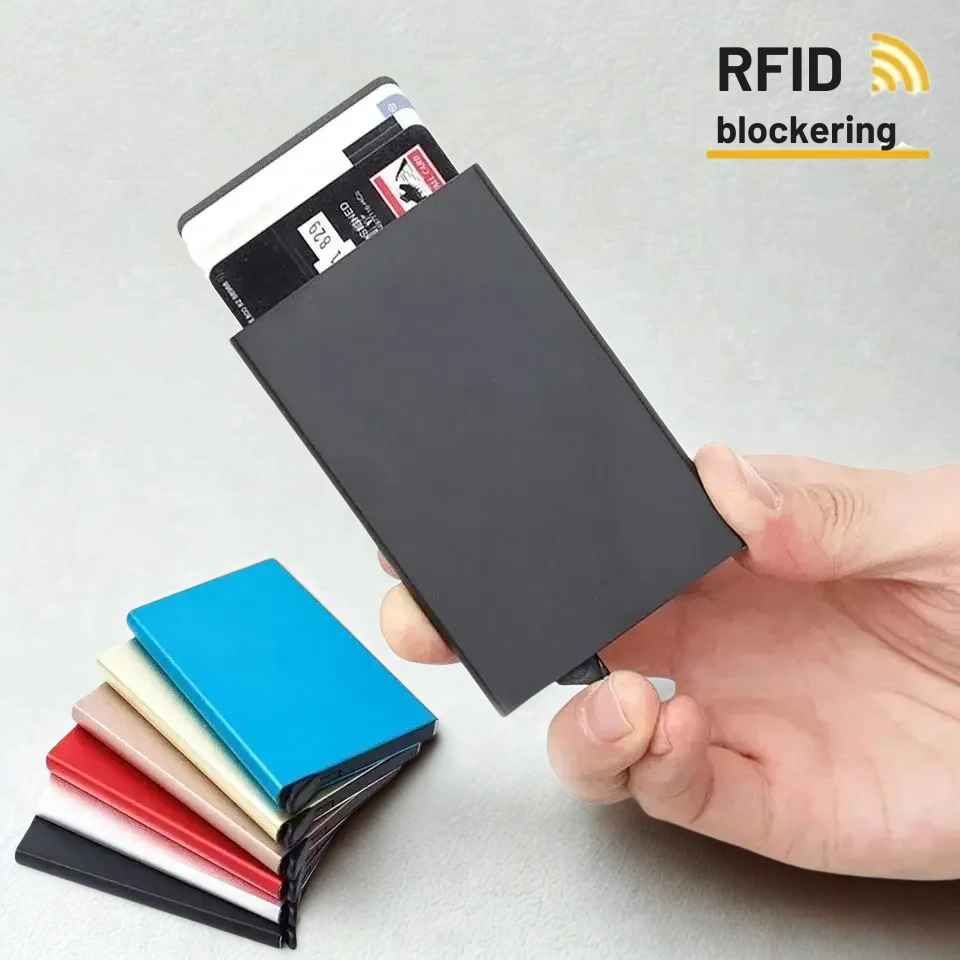 CardGuard™ Minimalistisk RFID-korthållarplånbok
