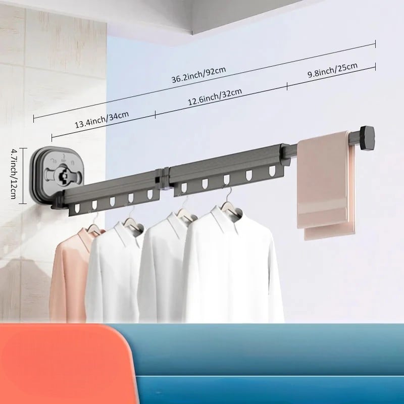 HangSlim™– Fällbart Väggtorkställ