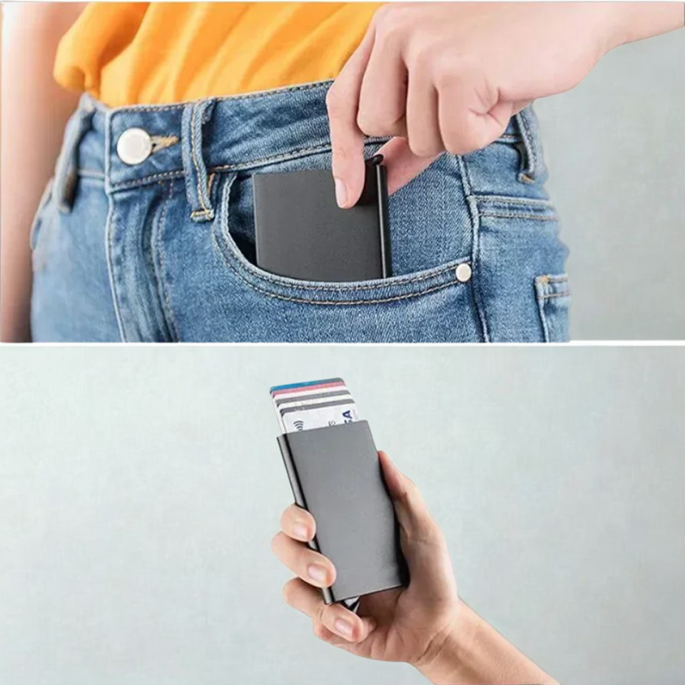 CardGuard™ Minimalistisk RFID-korthållarplånbok