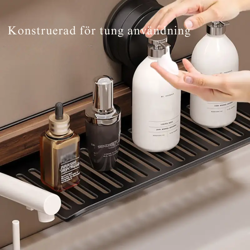FaucetFit™ Väggmonterad Kranförvaring – Förvaringshylla för Handfat