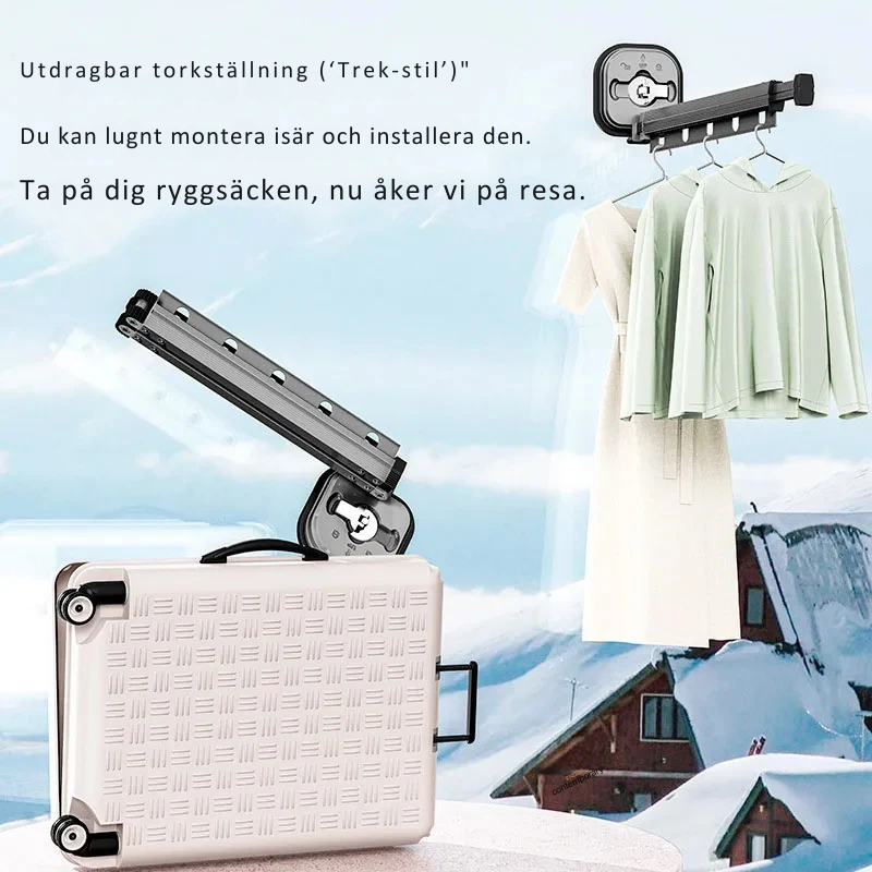 HangSlim™– Fällbart Väggtorkställ